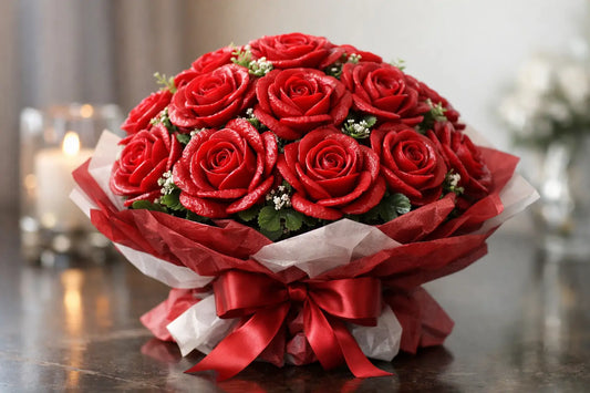 Red Rose Wax Bouquet: A Lasting Luxury Gift