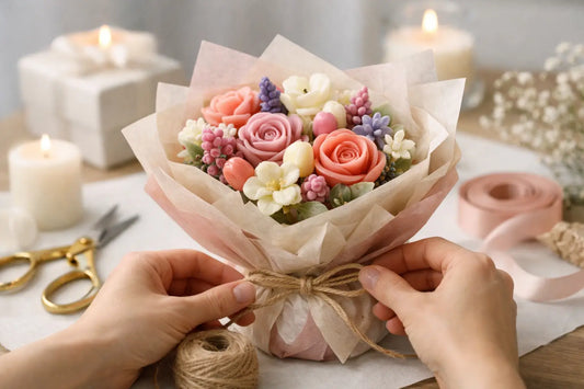 How to Gift Wax Bouquets Beautifully