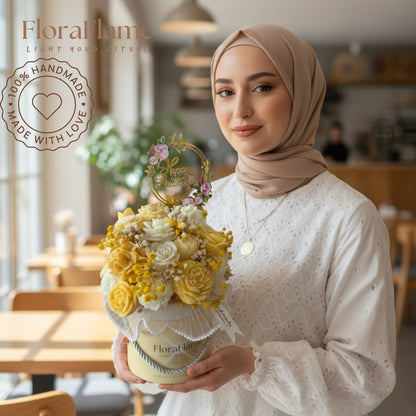 Flora Charm - Amber Glow