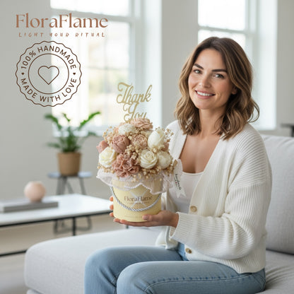 Flora Charm - Warm Taupe