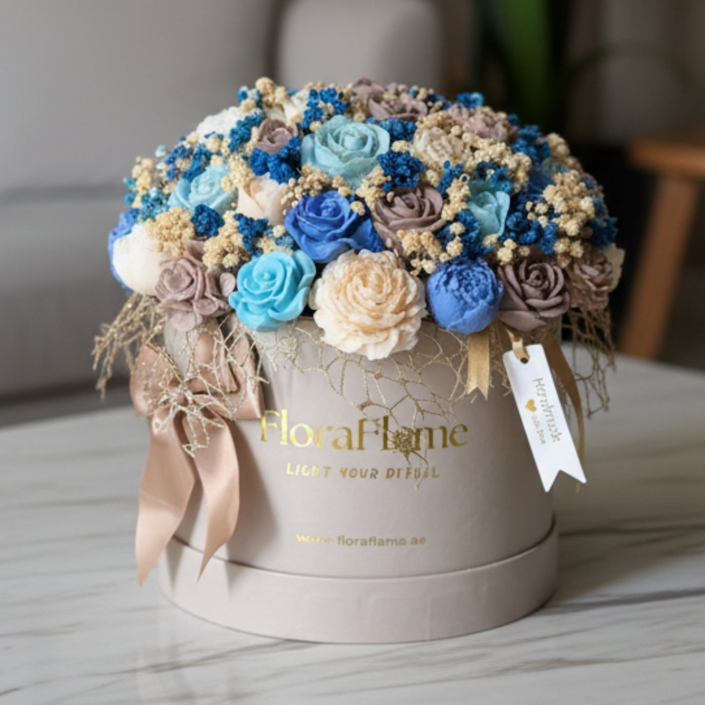 Flora Luxe - Sapphire Caramel