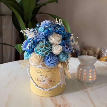 Flora Charm - Blue Serenity