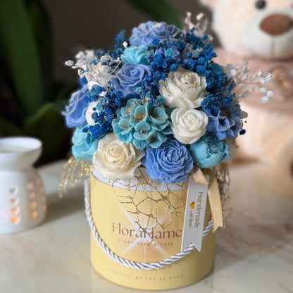 Flora Charm - Blue Serenity