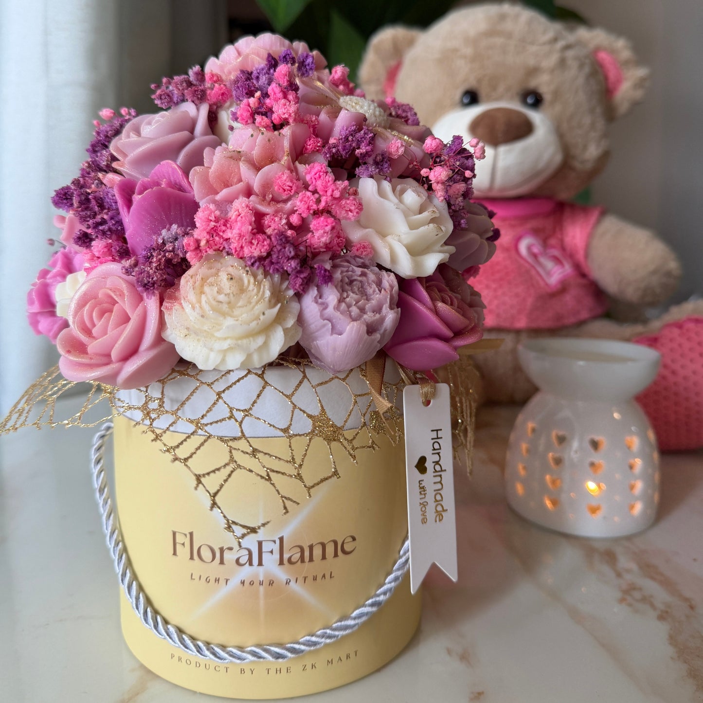 Flora Charm - Pink Haze