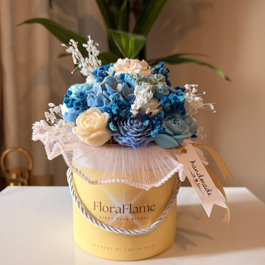 Flora Charm - Blue Serenity