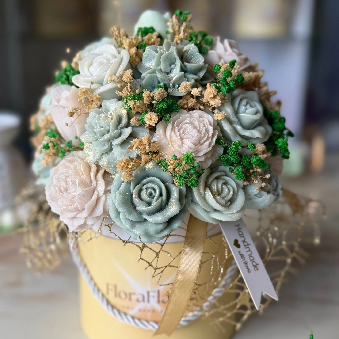 Flora Charm - Green Bliss