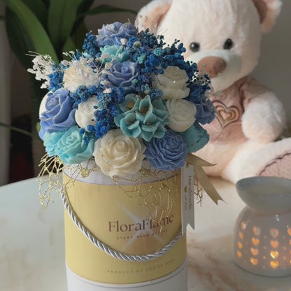 Flora Charm - Blue Serenity