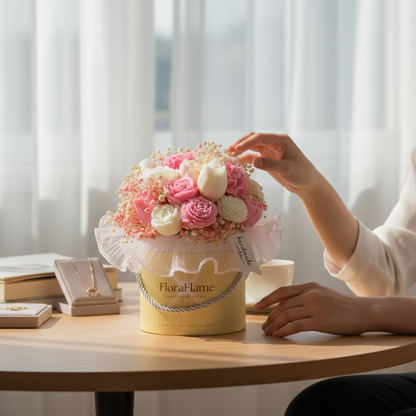 Flora Charm - Pink Haze